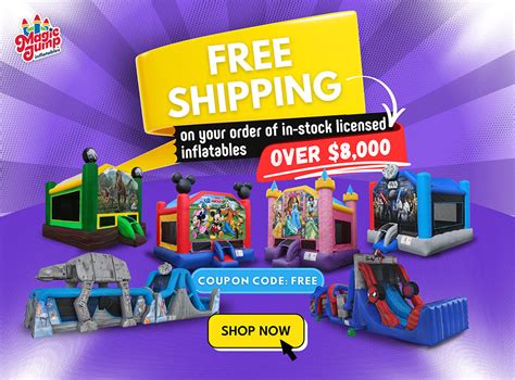 Jump for joy with Magic Jump Inflatables promo code